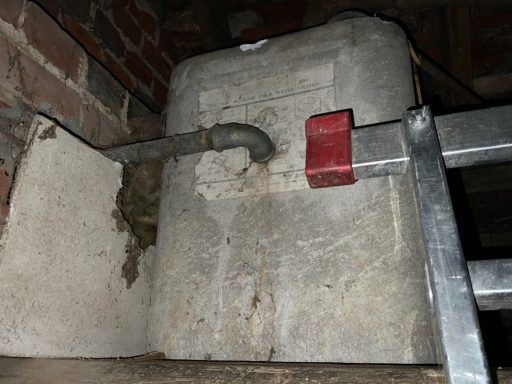 Asbestos water tank
